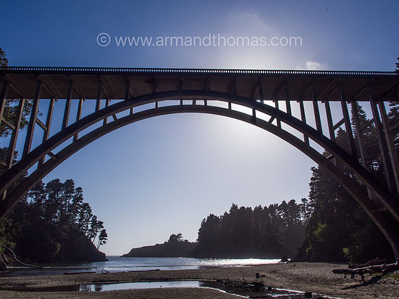 RUSSIAN GULCH BRIDGE, california